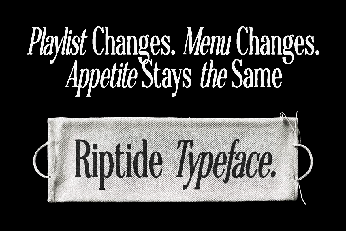 LL Riptide Retro Serif Font, a Serif Font by Lives And Levels (Photo 7 of 13)