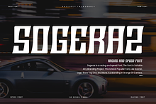 Sogeraz - Racing & Speed Font