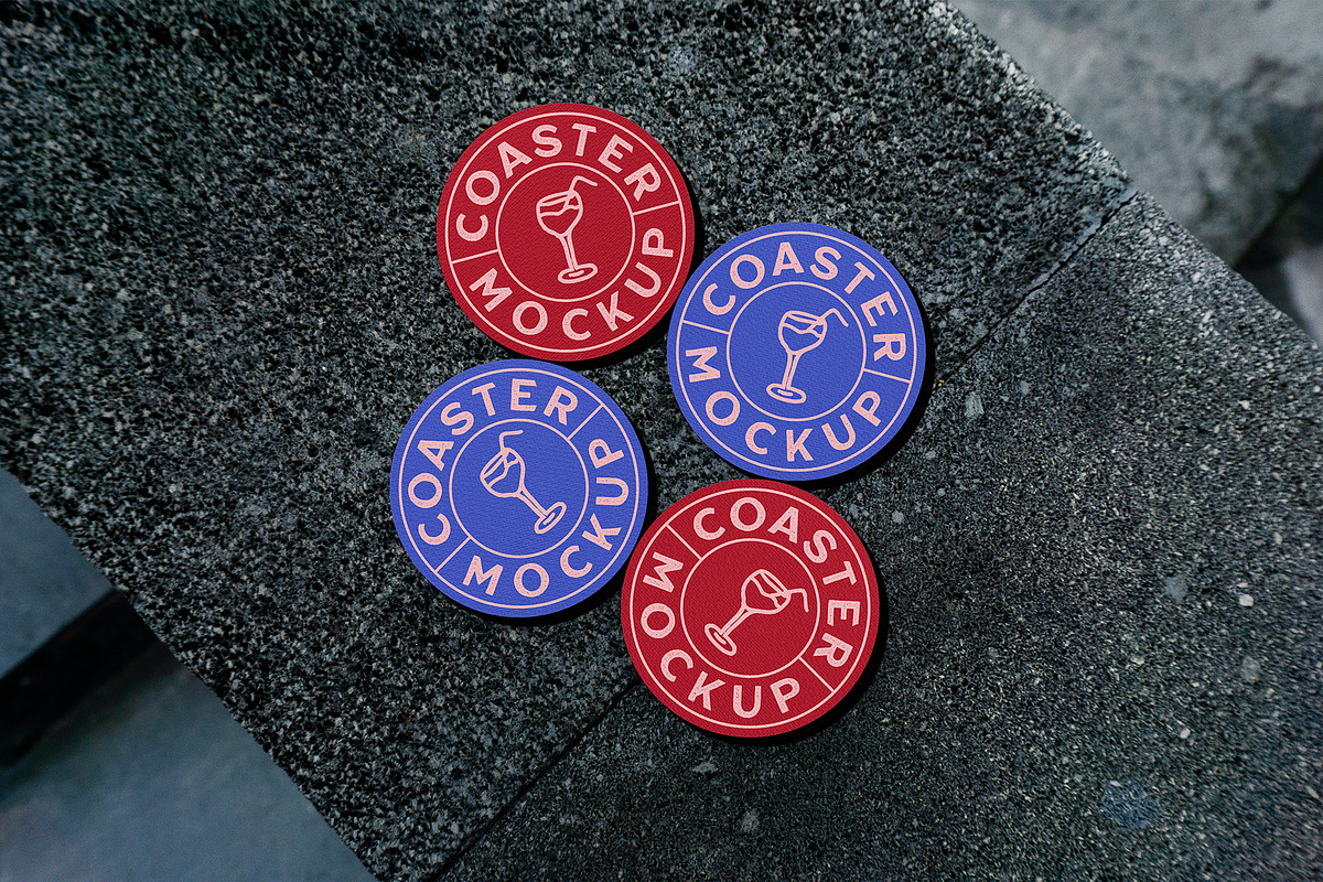 Coaster Mockup, a Cups & Container Mockup by Morand Union (Photo 1 of 2)