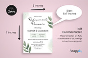 Rehearsal Dinner Invitation Template, an Invitation Template by Snapybiz (Thumbnail 4 of 10)