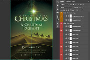 Christmas Church Poster & Flyer, a Flyer Template by CREATIVE DUDE (Thumbnail 6 of 6)