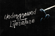 Black Script SVG Bold Brush Font, a Script Font by Cruzine (Thumbnail 6 of 7)