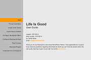 Life Is Good WordPress Blog Theme, a WordPress Template by kLOsk (Thumbnail 5 of 5)