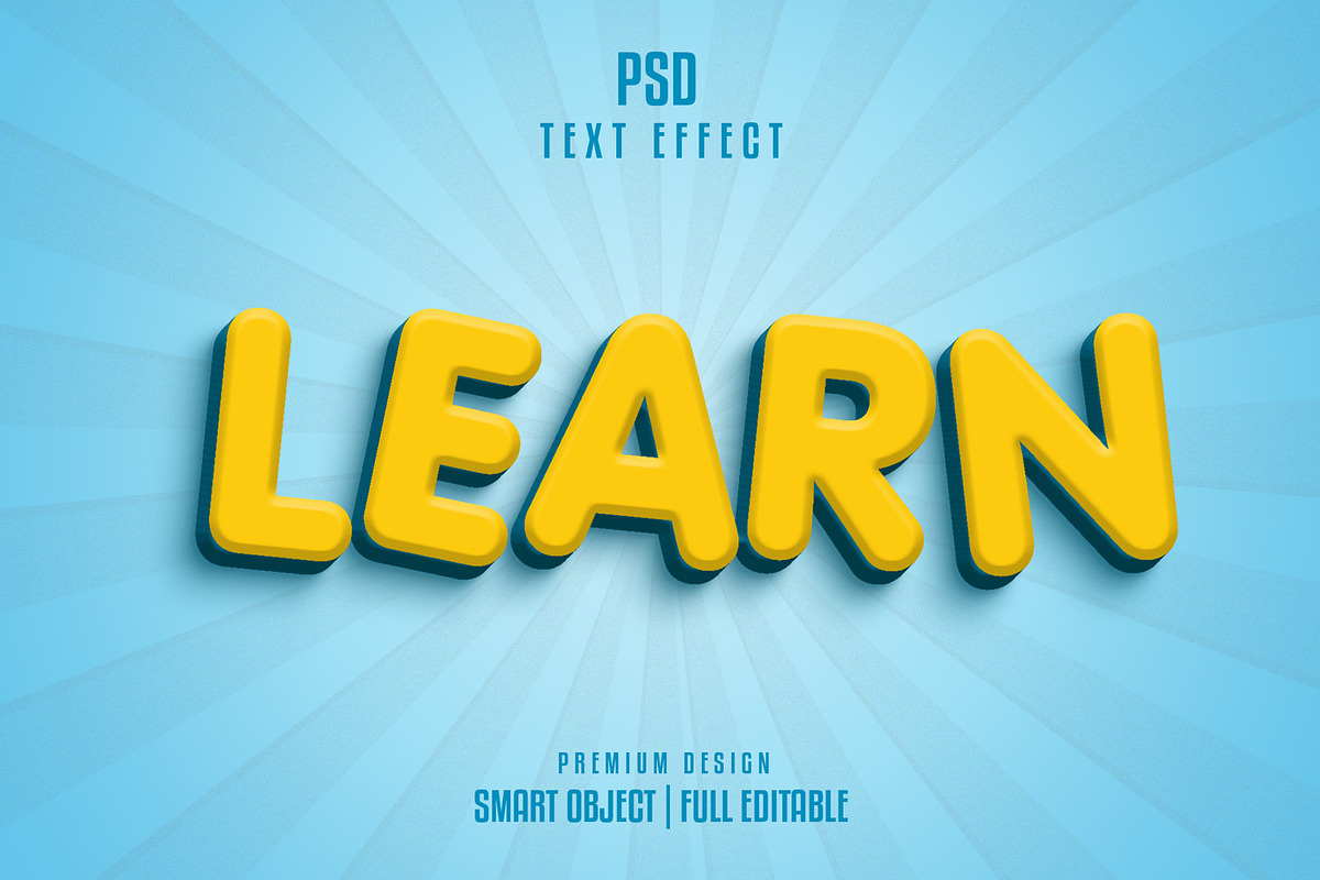 Learn 3d text effect style, a Layer Style Add-On by himelgfx