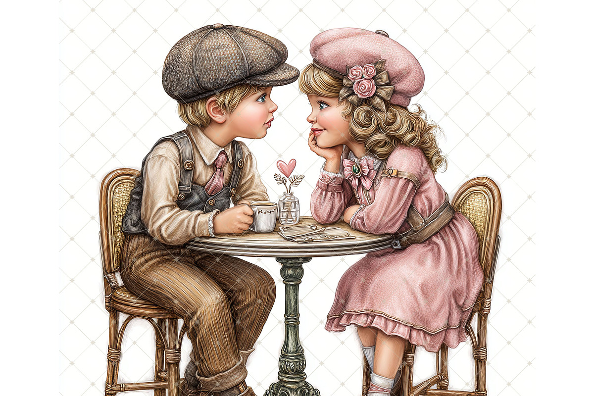 Romance Time Clipart JPG, a Person Illustration by Memories By Lea (Photo 5 of 20)