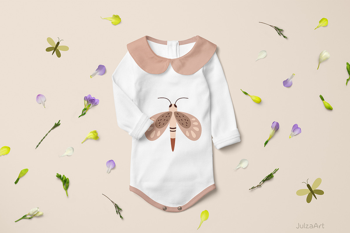 Butterfly clipart, a Seasonal Illustration by JulzaArt (Photo 5 of 6)