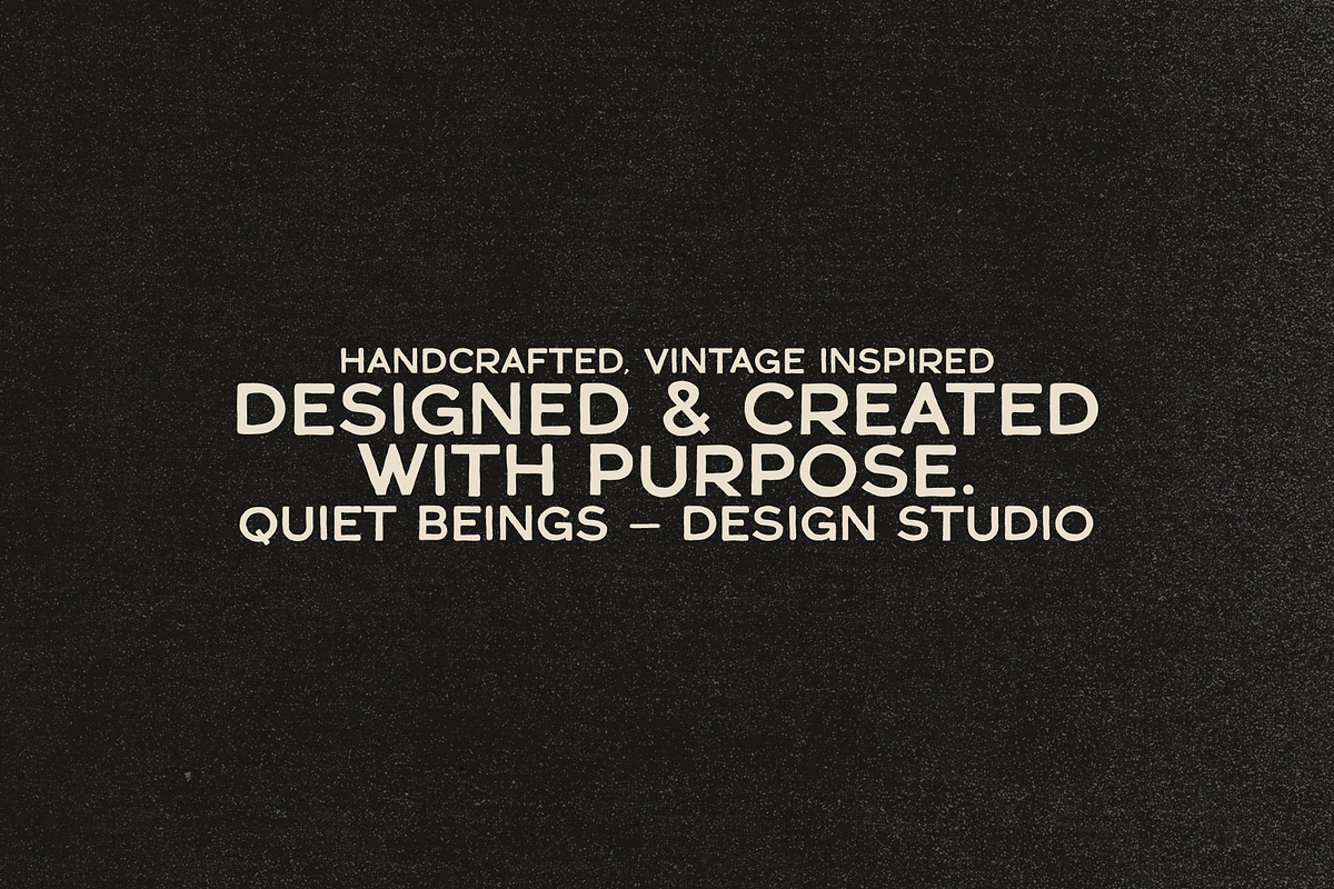 Go Forth - Vintage Sans-Serif Font, a Handwritten Font by Quiet Beings Design Studi (Photo 4 of 9)