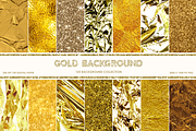 125 Luxury Gold Textures - Volume 2, a Background Graphic by Nikolozgraphic (Thumbnail 1 of 9)