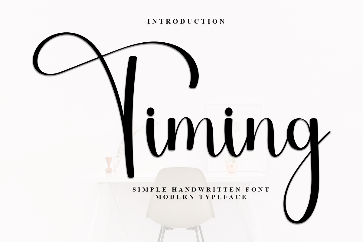 Timing, a Handwritten Font by FreshTypeINK (Photo 1 of 7)