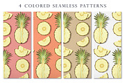 Tender pineapple - pattern, a Pattern Graphic by Yummy (Thumbnail 3 of 7)