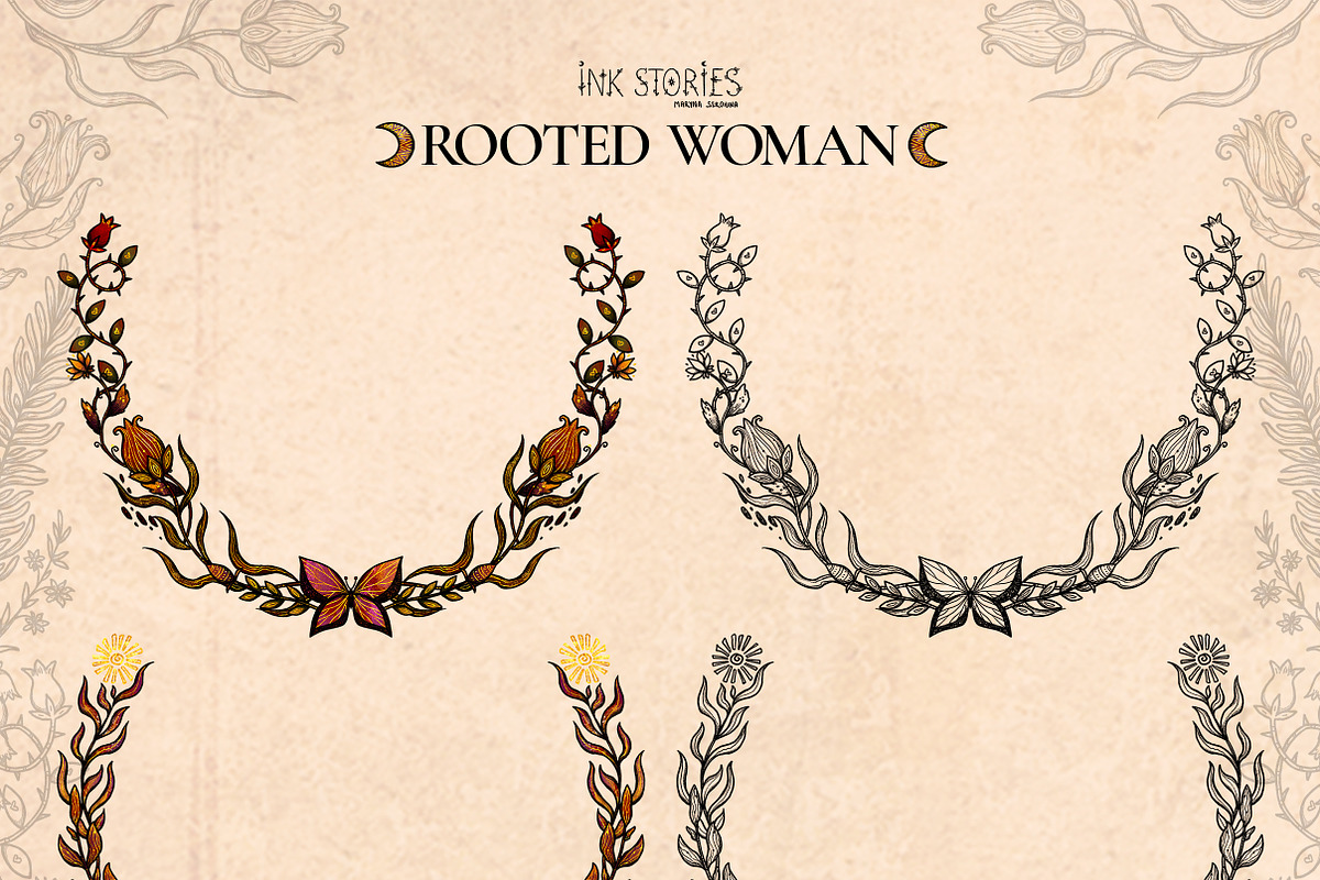 Rooted Woman | Sacred Feminine, a Person Illustration by Ink Stories (Photo 12 of 16)