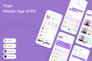 Yoga Mobile App UI Kit