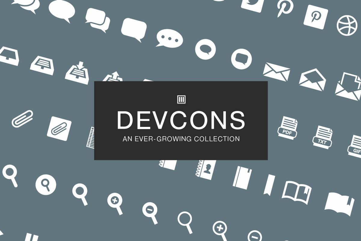 DevCons - Developer Icon Set