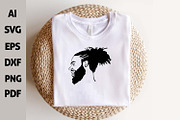 Afro Man, Black African American SVG, an Object Graphic by FancyDesignStudio (Thumbnail 2 of 5)