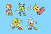 Summer Delights Cartoon Characters, an Object Illustration by The Isian (Thumbnail 3 of 4)