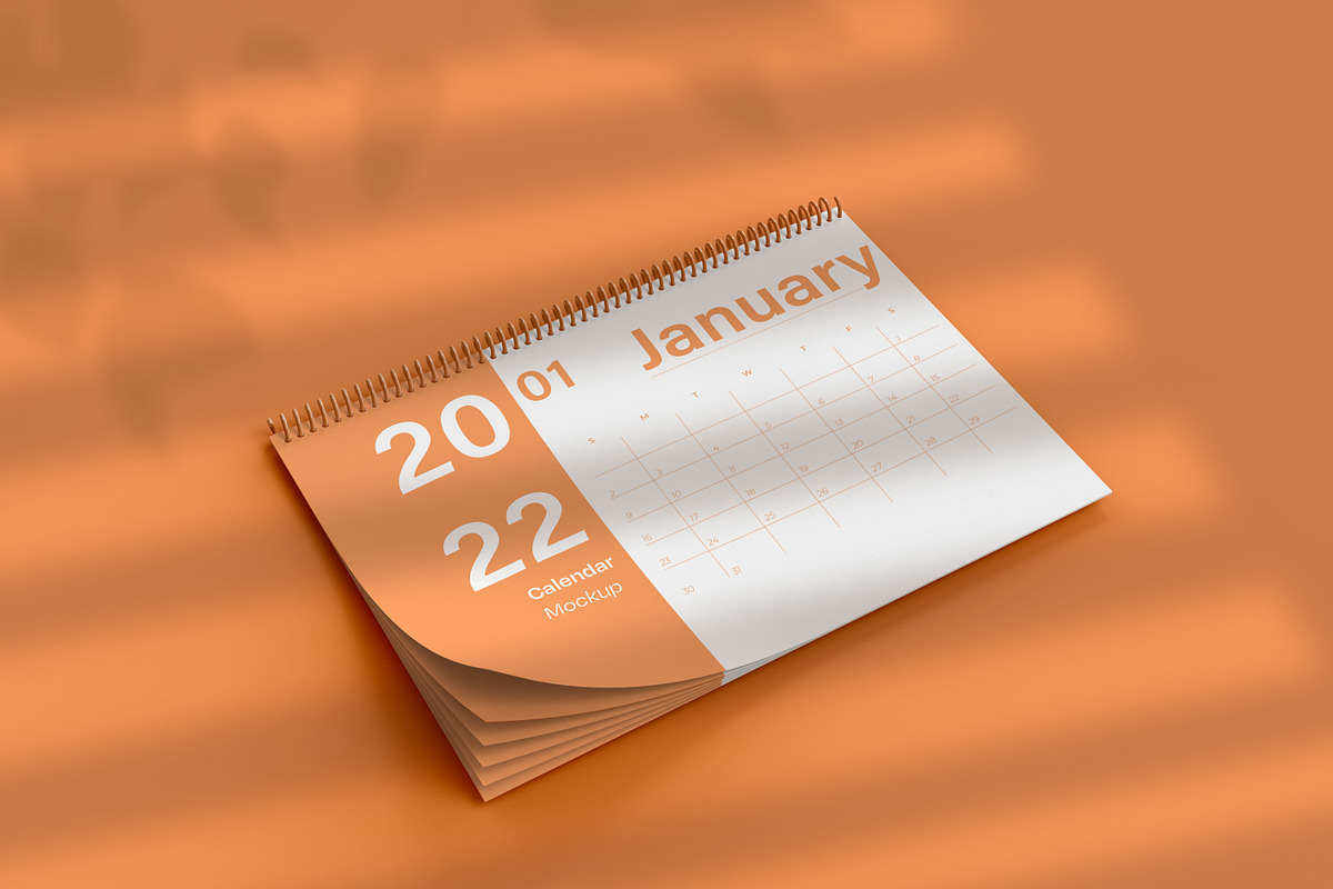 Calendar Mockup, a Product Mockup by Mego-studio