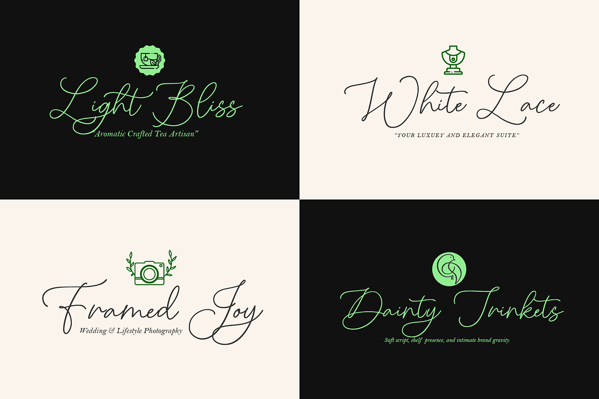 Marcellyna - Soft Luxury Script, a Script Font by Inviline.co (Photo 6 of 12)