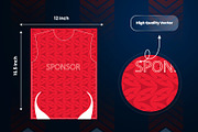 Modern Athletic Football Jersey, a Sport Illustration by samsulpassive (Thumbnail 3 of 3)
