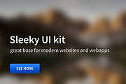 Sleeky GUI Kit, an UI Kit Template by Kuba Stanek (Thumbnail 1 of 2)