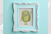 Cute Fluffy Monsters clipart, a Seasonal Illustration by AlenaVlasko stock Market (Thumbnail 5 of 5)
