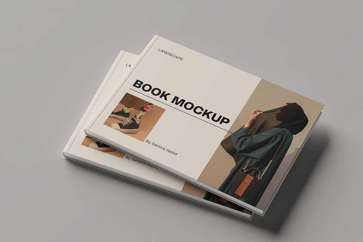 Landscape Book Mockup, a Books & Magazine Mockup by Tokobeta (Photo 8 of 11)