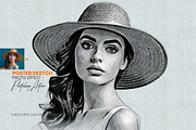 Poster Sketch Photoshop Action, an Action Add-On by MRI STUDIO (Thumbnail 11 of 12)