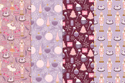 Sugarplum Christmas Patterns, a Pattern Graphic by The Audacious Brush (Thumbnail 2 of 7)