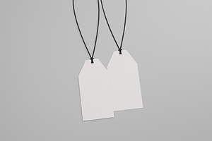 Price Tag Mockup 3D Model, an Object 3D Model by Dudukbersama