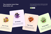 55 Ghost Characters Illustration, a Seasonal Illustration by Brickclay (Thumbnail 2 of 10)