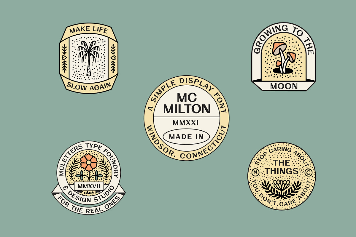 MC Milton, a Font by McLetters (Photo 1 of 8)