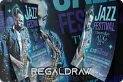 Jazz Festival Flyer, a Flyer Template by regalDRAW (Thumbnail 2 of 3)