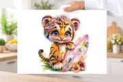 Cute Summer Animals Clipart Bundle., an Illustration by SVGArt (Thumbnail 9 of 9)