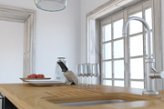 Kitchen island 0304, a Furniture 3D Model by inDahouze (Thumbnail 4 of 9)