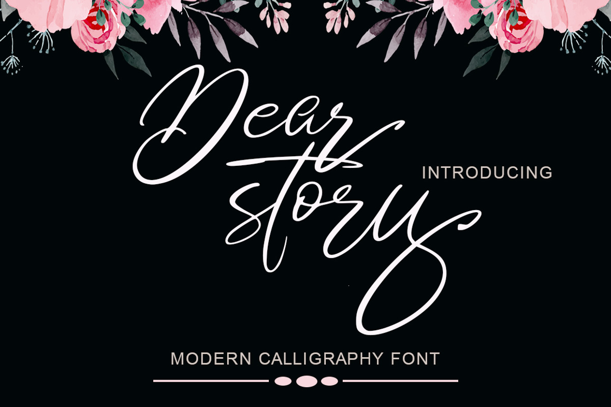 Dear story, a Script Font by Stripes Studio (Photo 1 of 9)