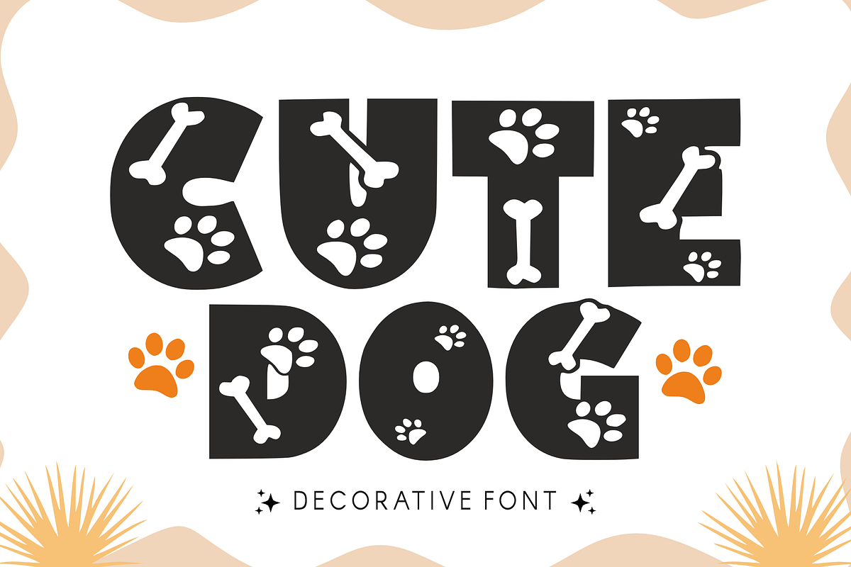 Keep a Dog Fonts - Dog Style Font, a Font by KiddoGlyphs Studio (Photo 2 of 6)