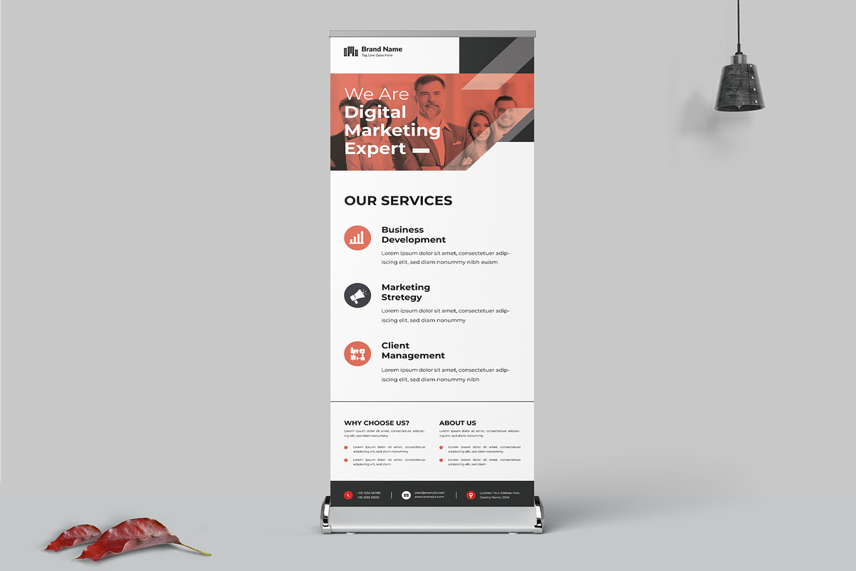 Digital Marketing Roll Up Banner