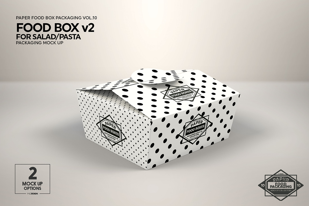 VOL.10 Food Box Packaging Mockups, a Product Mockup by INCDesign (Photo 19 of 22)