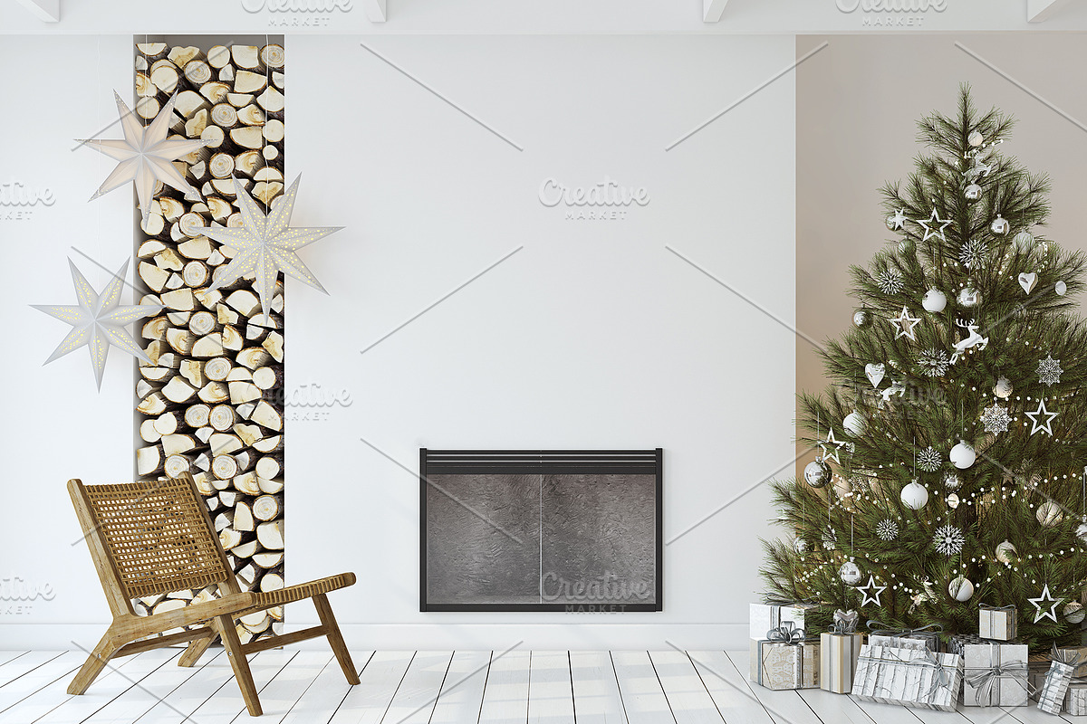 SCANDY CHRISTMAS Frames Mockup, a Poster Template by MyHomeMockups (Photo 3 of 7)