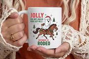 Jolly Rodeo Cowboy Christmas PNG, an Illustration by Libby Wishes (Thumbnail 4 of 6)