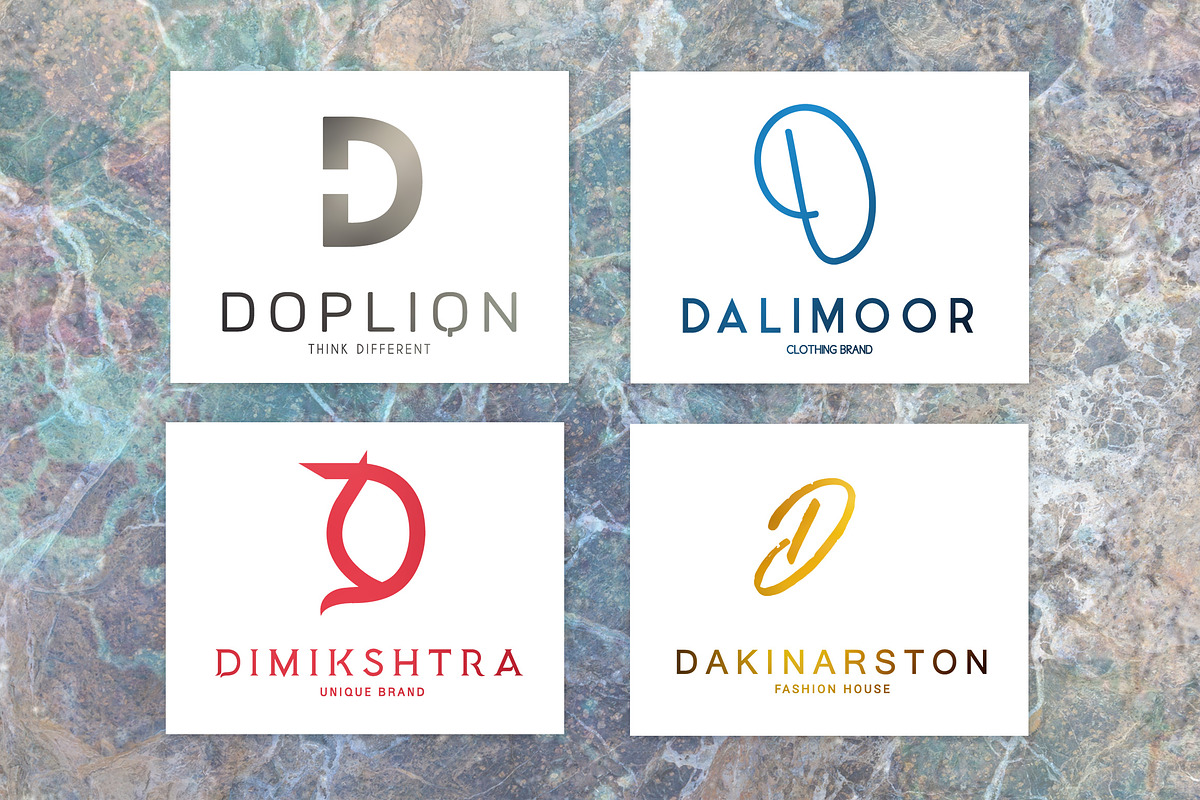 20 D Letter Alphabetic Logos, a Branding & Logo Template by AN Productions (Photo 8 of 9)
