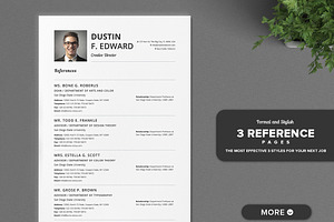 21 Timeless Resume CV Set No Icons