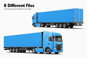 Semi Truck Mockup 2