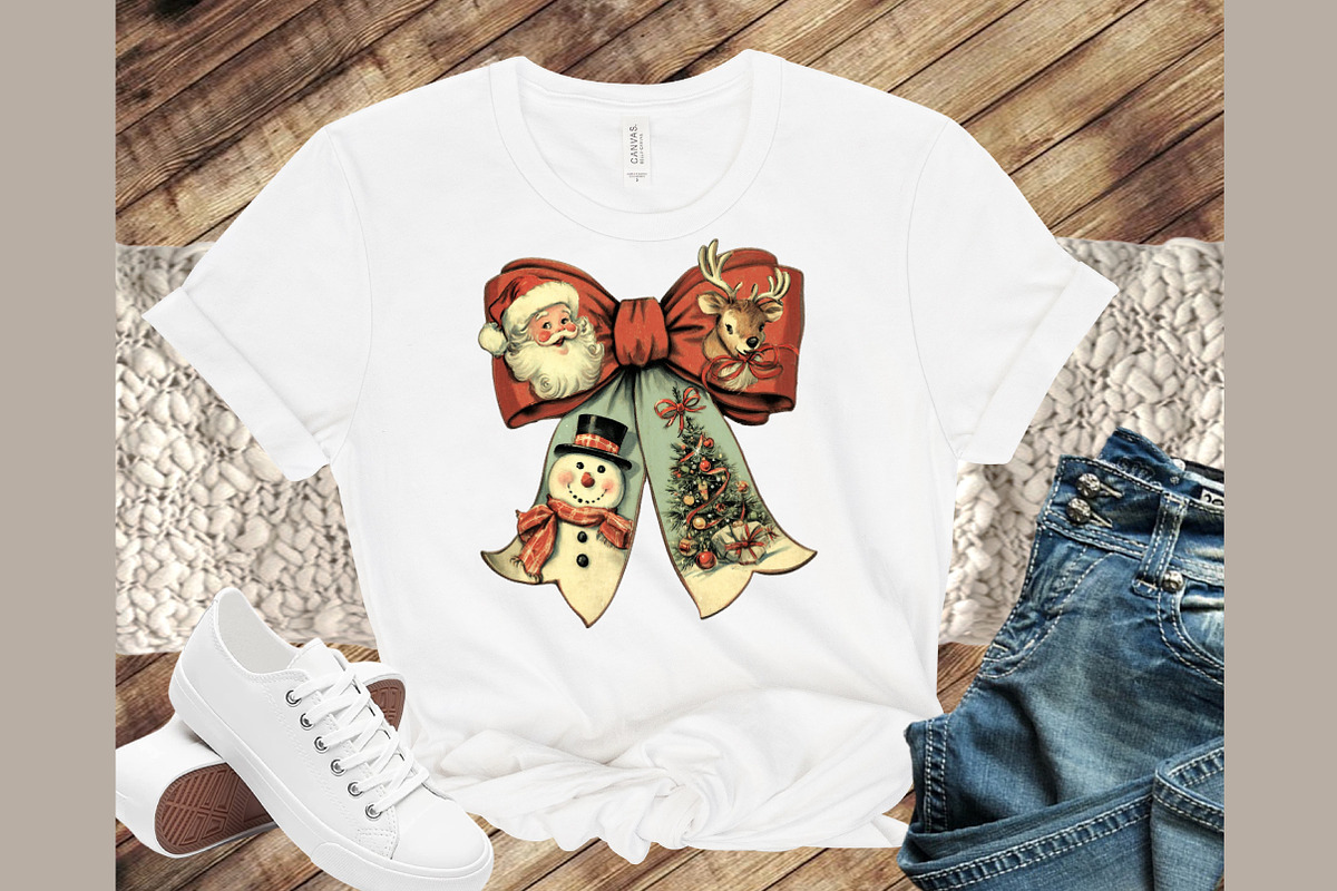 Christmas Coquette Bow PNG, an Illustration by Sublimation Artist (Photo 4 of 9)
