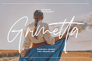 Grimetta - Handwritten Signature, a Handwritten Font by tebaltipislab (Thumbnail 1 of 9)