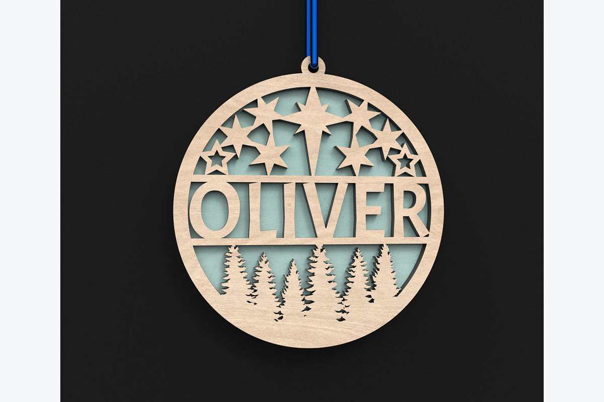 Personalized Christmas Tree Baubles, an Object Graphic by ThemeXDigital (Photo 7 of 9)