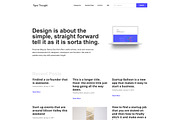 Type Thought WordPress Theme, a WordPress Template by Pixel Co. (Thumbnail 3 of 7)