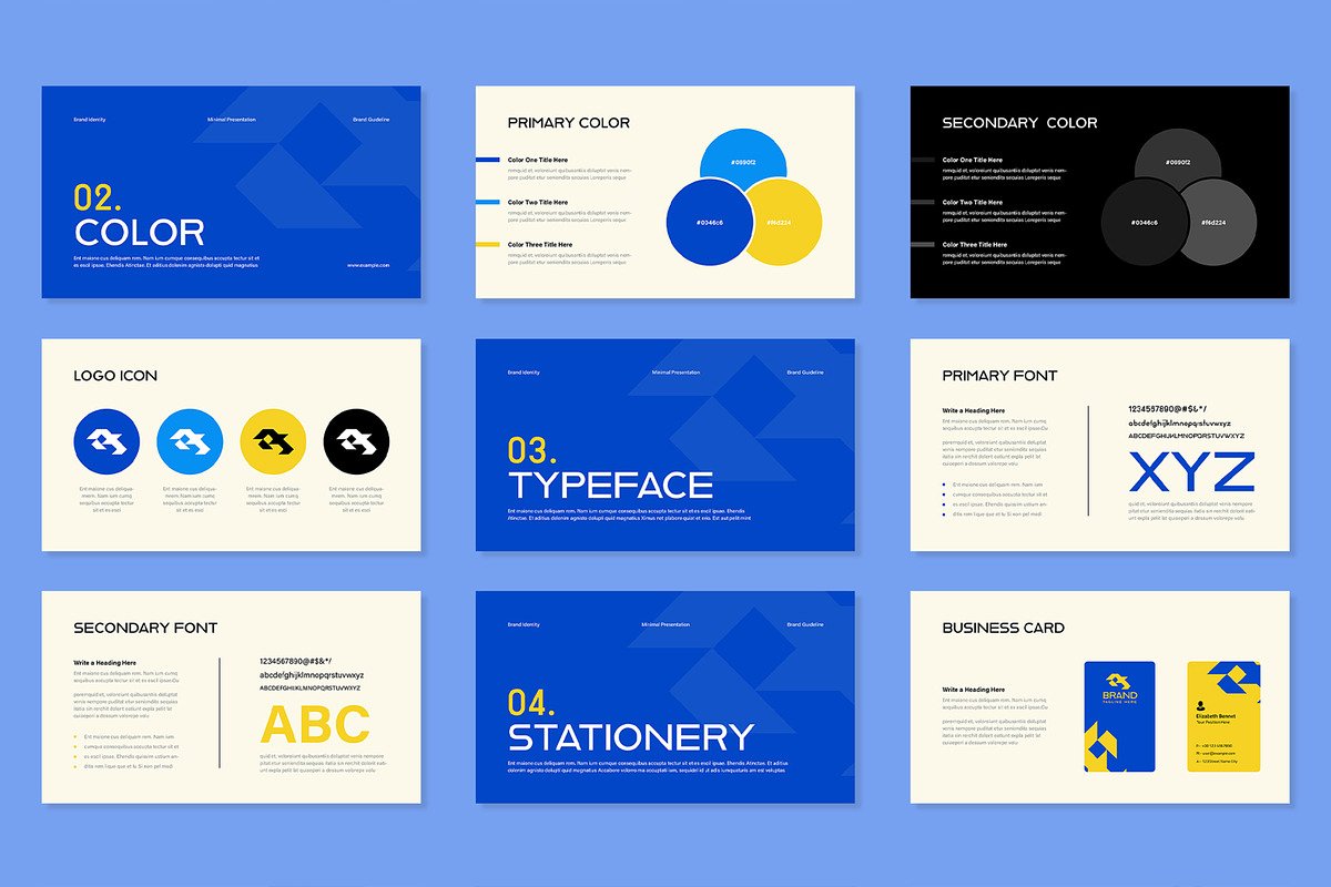 Brand Guideline Presentation, a Presentation Template by ContestDesign (Photo 3 of 4)