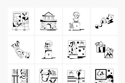 Animated Art Gallery Icons, a Duotone Icon by Prosymbols (Thumbnail 7 of 9)