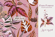 Fern Forest Pattern & Motifs, a Pattern Graphic by GND ART STUDIO (Thumbnail 8 of 8)