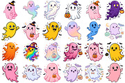 Halloween Spooky Ghost Clipart, a Seasonal Illustration by Forhadx5 (Thumbnail 7 of 11)